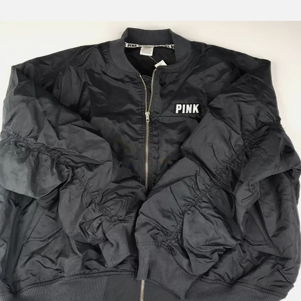 Pink Bomber Jacket and bling t-shirts